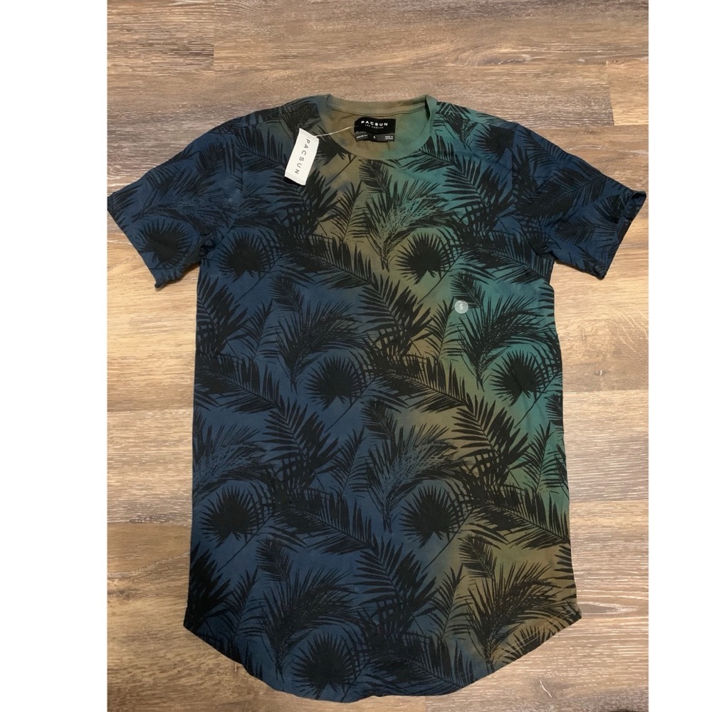 PaSun Men’s long fitted short sleeve tee